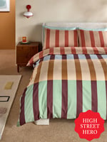 Rust Terri 180 Thread Count Duvet Set