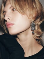 Rhinestone PIieces Earrings 