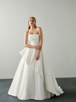 Swan Strapless Mikado Gown 