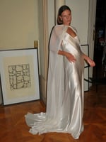 Style 037 Silk Chiffon Cape 