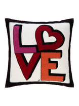 Pop Art Love and Heart Cushion