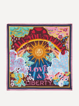 All You Need Is Love & Liberty Silk Twill Scarf