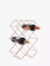 Cubic Metal Wine Rack