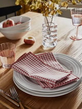 Set of 4 Gingham Cotton Napkins