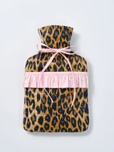 Leopard Print Hot Water Bottle Cover