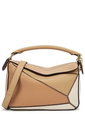 Puzzle Small Panelled Leather Cross-Body Bag  
