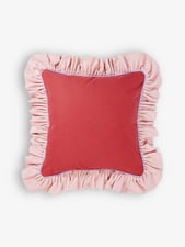 Ruffle Handmade Cotton Cushion Cover