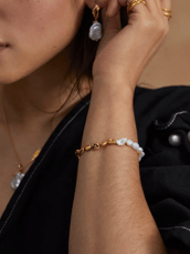 Amy Powney Keshi Pearl Bracelet
