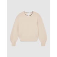 Nadia Necklace-Trim Jumper