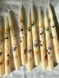Personalised Dinner Candles 