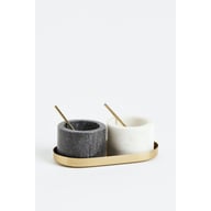 Marble Salt & Pepper Bowls 