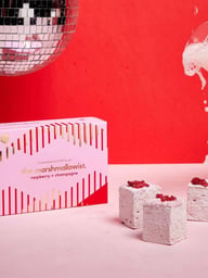 Raspberry + Champagne Marshmallows