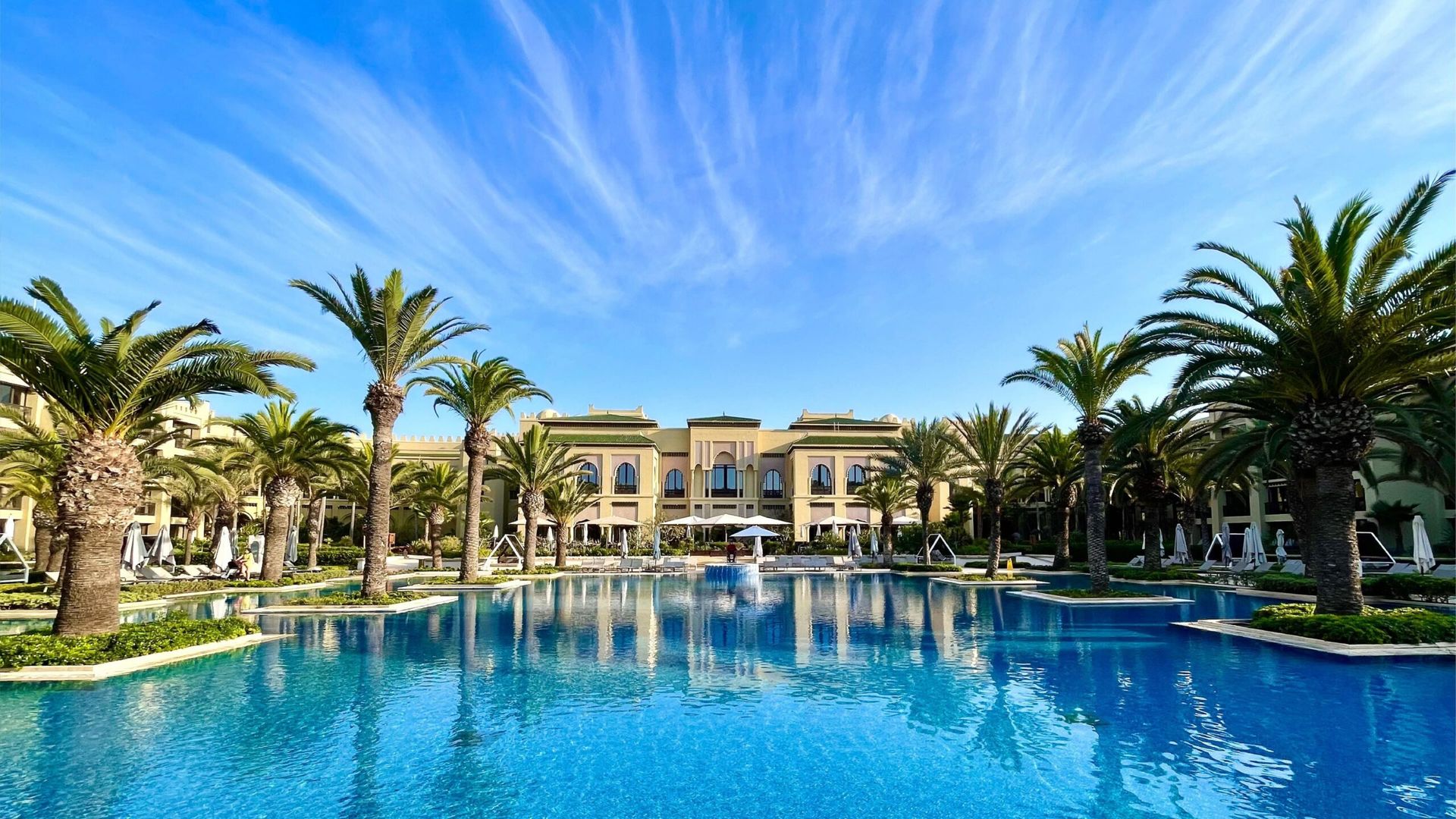pool at mazagan hotel
