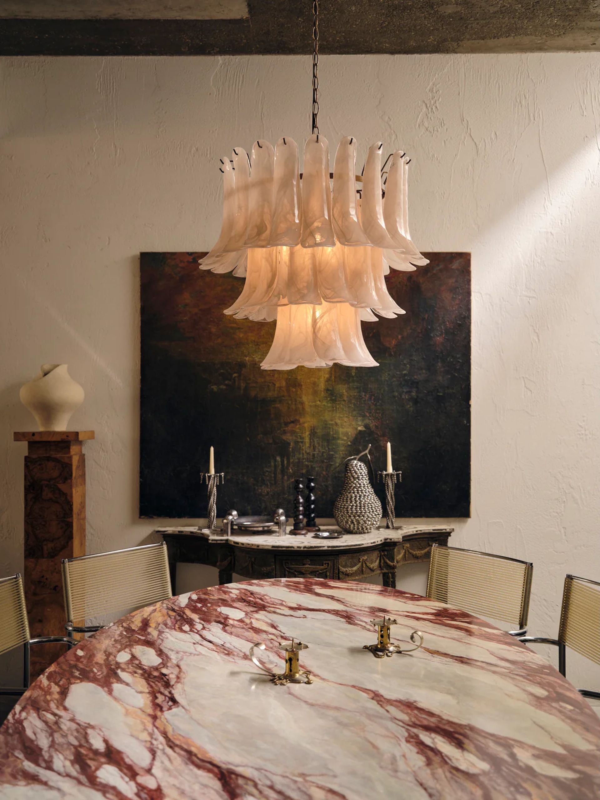 lights&lmos Lonso taupe chandelier
