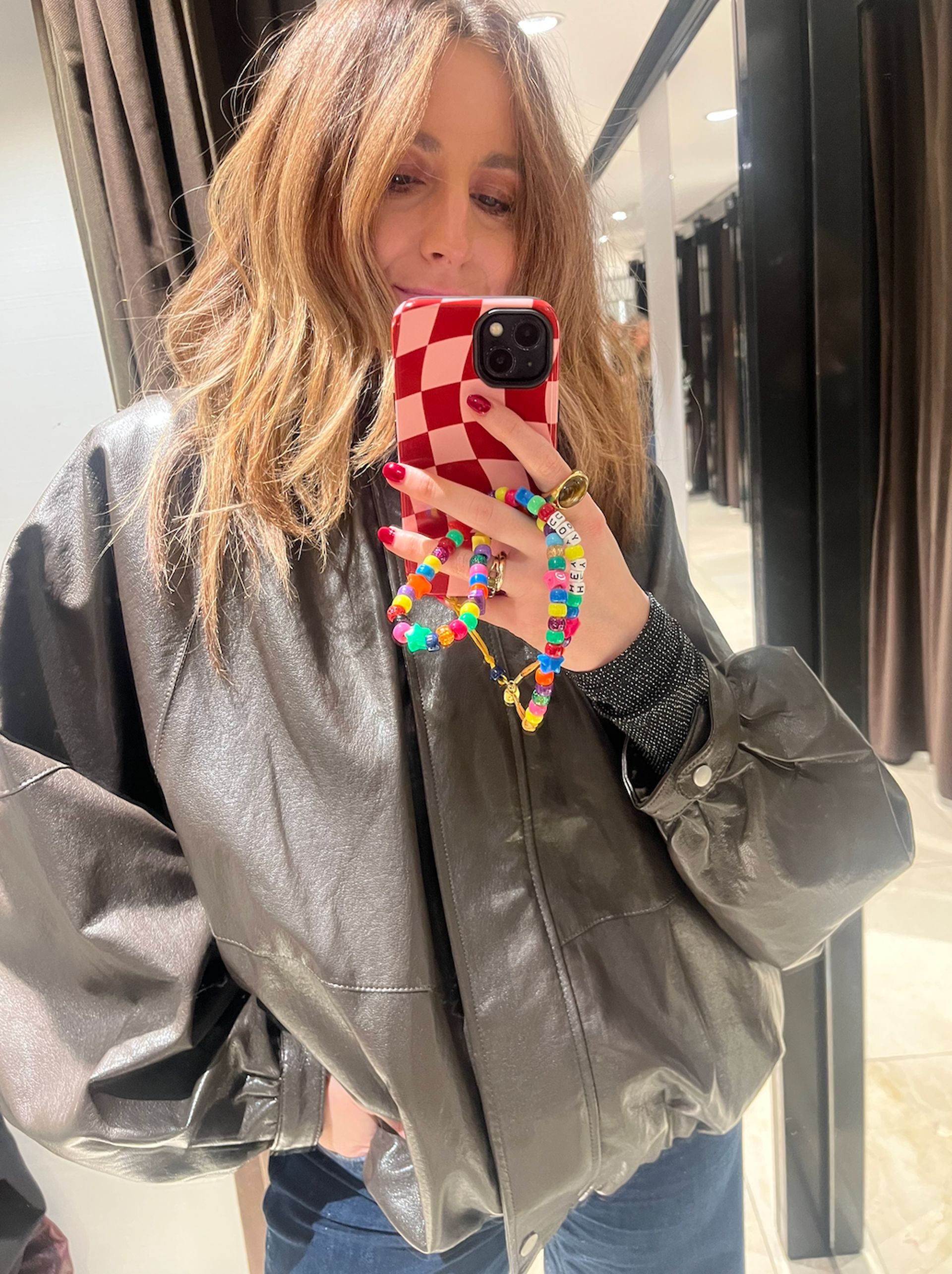 astrid in changing rooms
