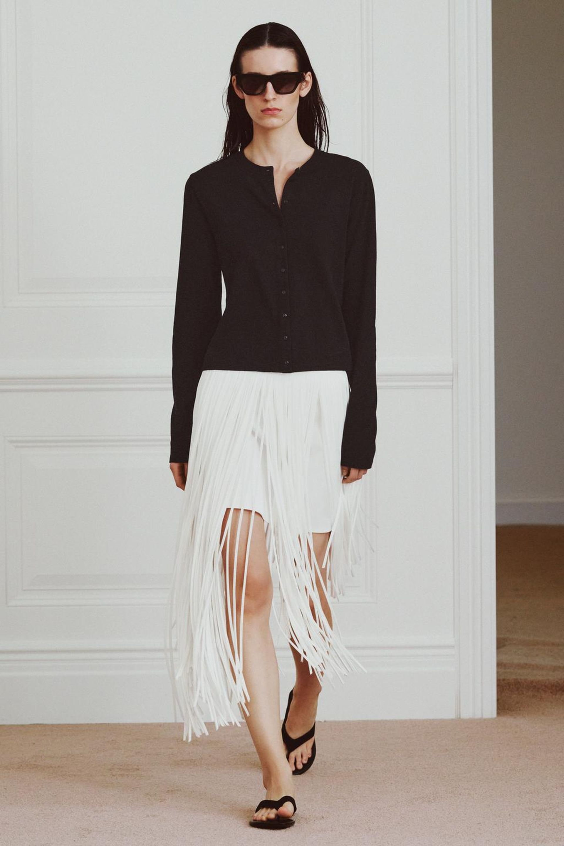 ZW COLLECTION ASYMMETRIC FRINGED SKIRT 79.99 GBP