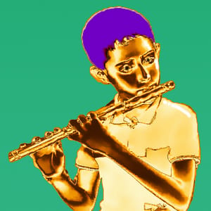 Golden Flutist