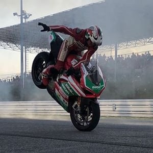 Emilio Zamora Ducati Stuntteam