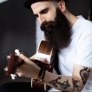 Bearded Guitarist