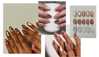 Forget Glazed Doughnut, Cat Eye Nails Is The Cool Girl Manicure To Know