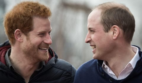 Royal brothers Prince Harry and The Duke of Cambridge join a training day at the Queen Elizabeth Olympic Park. London, UK. Prince William & Harry -Boujis