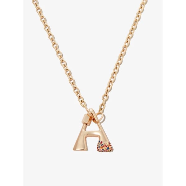 browns Marla Aaron 14K Yellow Gold Small Sapphire Dipped A Lock Charm £1,915 VAT included