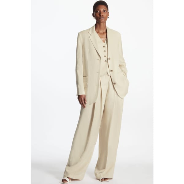 COS RELAXED-FIT TAILORED TROUSERS