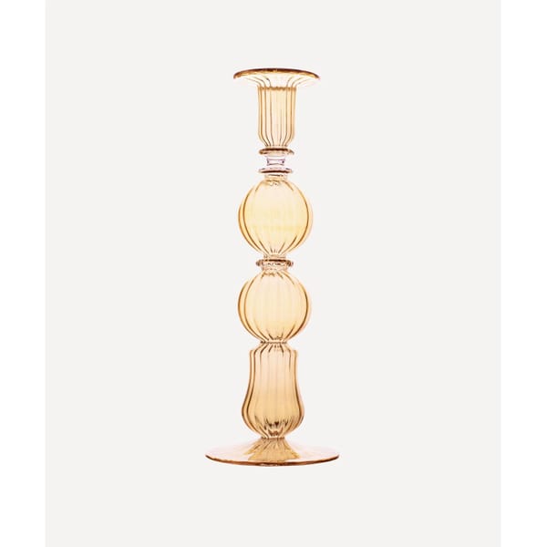 GLASSETTE ISSY GRANGER Ombo Glass Candlestick Regular price Regular price£38