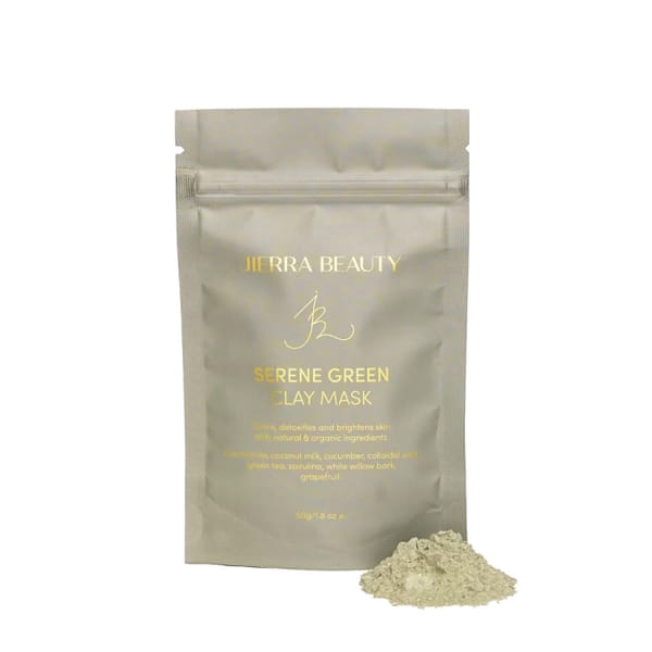 Jierra Beauty  Serene Green Clay Mask
