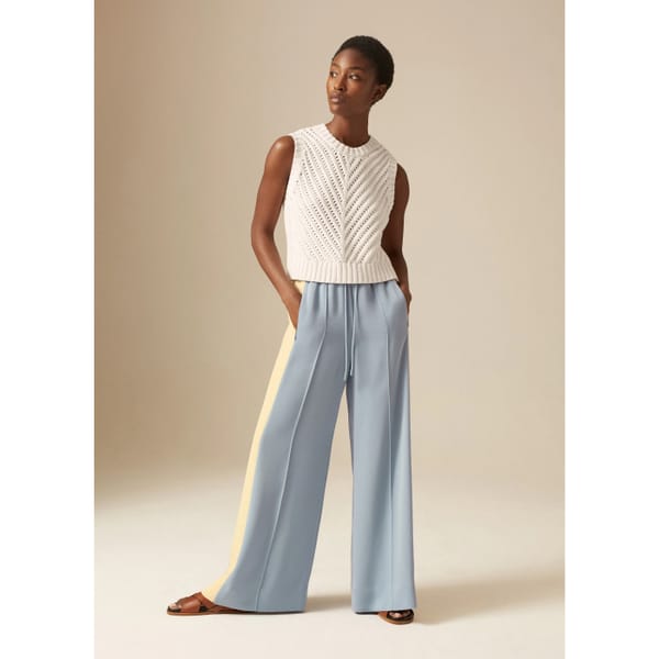 ME + EM Super Wide Colour Block Track Pant