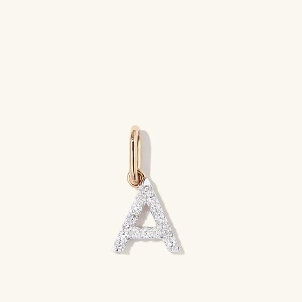 mejuri Diamond Letter Charm - £200