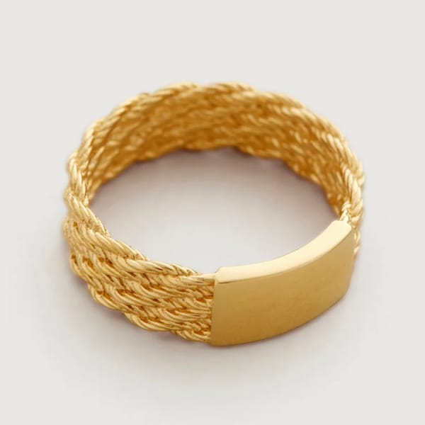 monica vinader Corda Ring 1