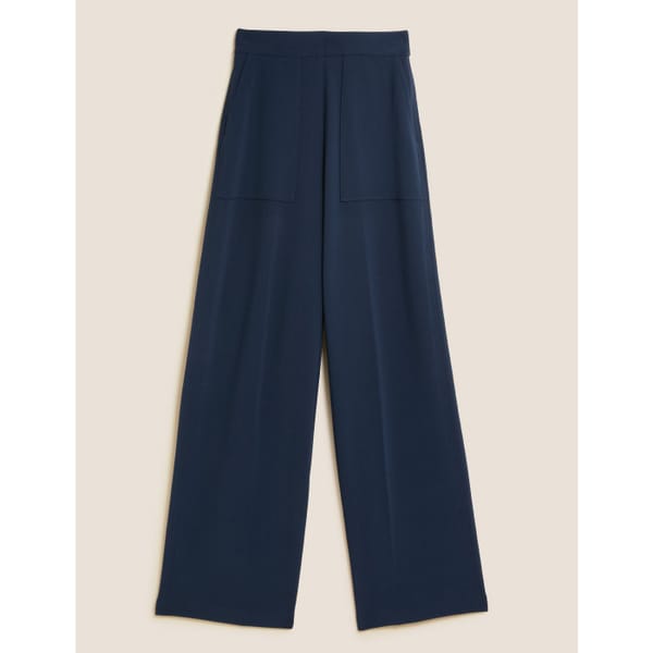 M&S Collection M&S COLLECTION Jersey Crepe Wide Leg Trousers