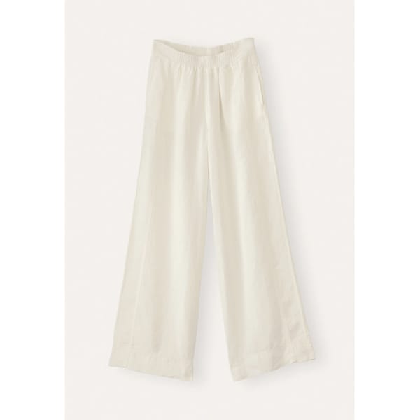 poetry fashion WIDE-LEG TROUSERS Garment-dyed linen £110