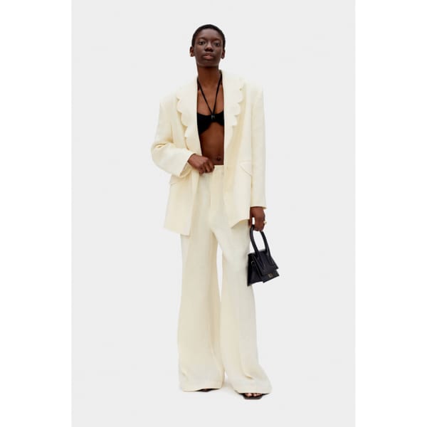 sleeper Dynasty Linen Pants in Off-white