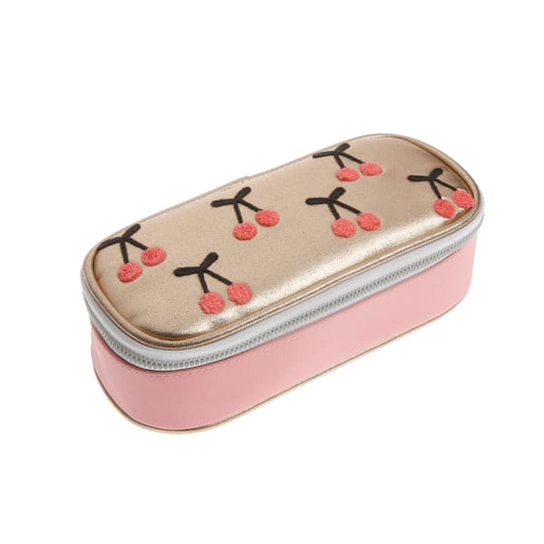 smallable Cherry Pompom Pencil Case Gold- Product image n°2 New arrivals JEUNE PREMIER Cherry Pompom Pencil Case Gold