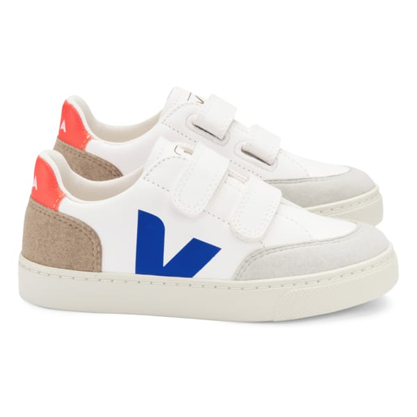 smallable VEJA V-12 Leather Velcro Sneakers Blue
