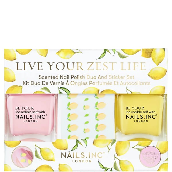 cult beauty NAILS INC. LIVE YOUR ZEST LIFE NAIL POLISH DUO