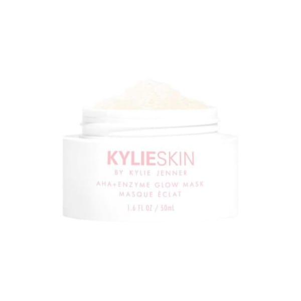 Kylie Skin AHA + Enzyme Glow Mask - celebrity skincare brands, skkn by kim, jlo beauty