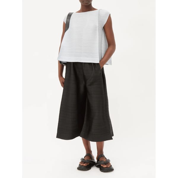 PLEATS PLEASE ISSEY MIYAKE Technical-pleated culottes
