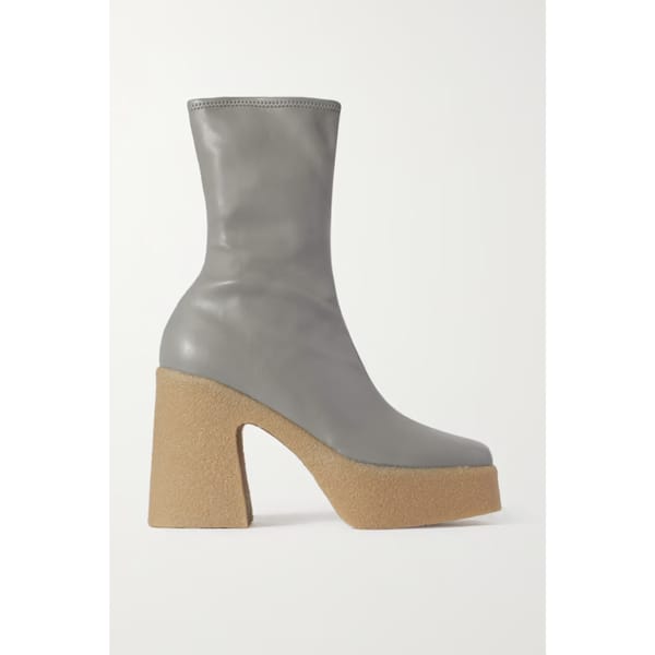 netarpoter stella mccartney Skyla vegetarian leather platform ankle boots