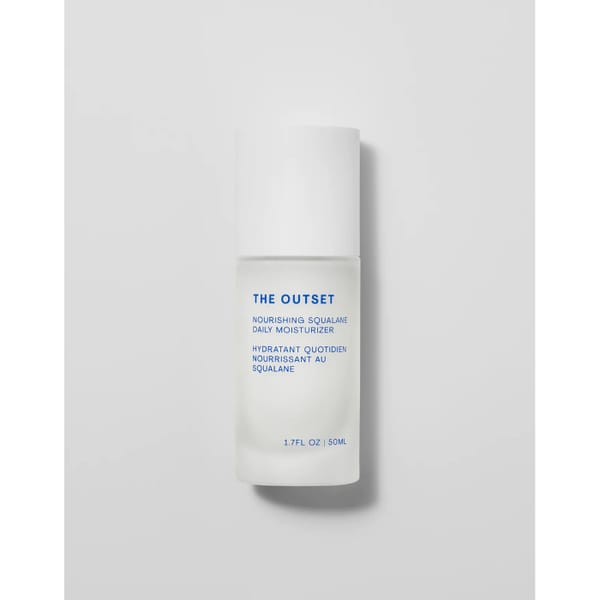 The Outset Nourishing Squalane Daily Moisturiser - celebrity skincare brands, skkn by kim, jlo beauty