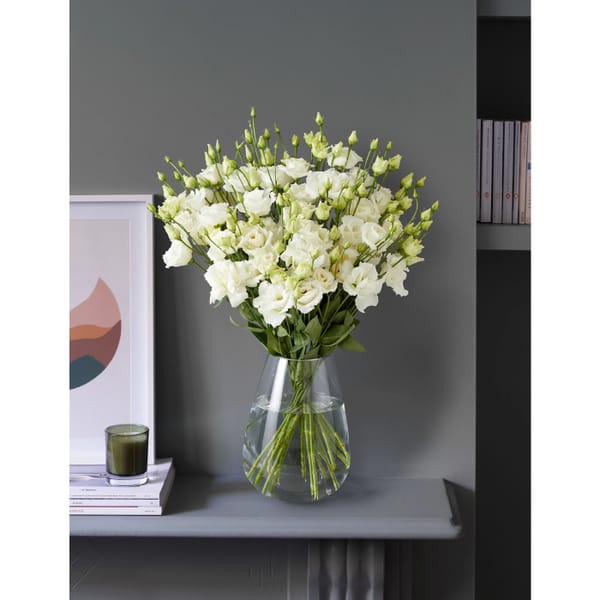 White Lisianthus Bouquet