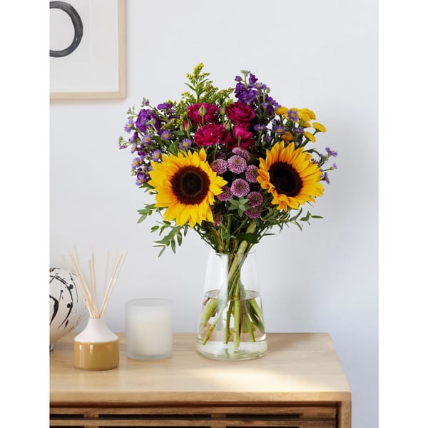 Your House Flowers Ready to Arrange - Brilliantly Bright Bouquet