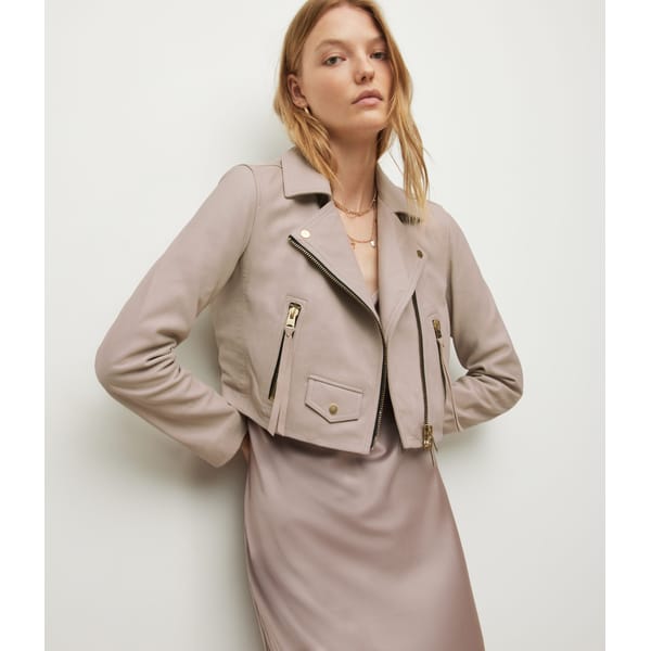 ELORA LEATHER BIKER JACKET