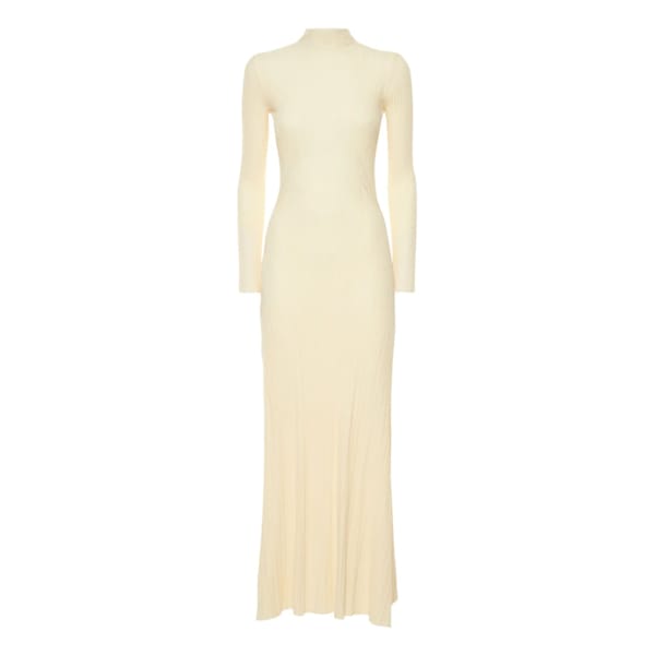 FW22 JACQUEMUS LA ROBE LENZUOLO VISCOSE LONG DRESS