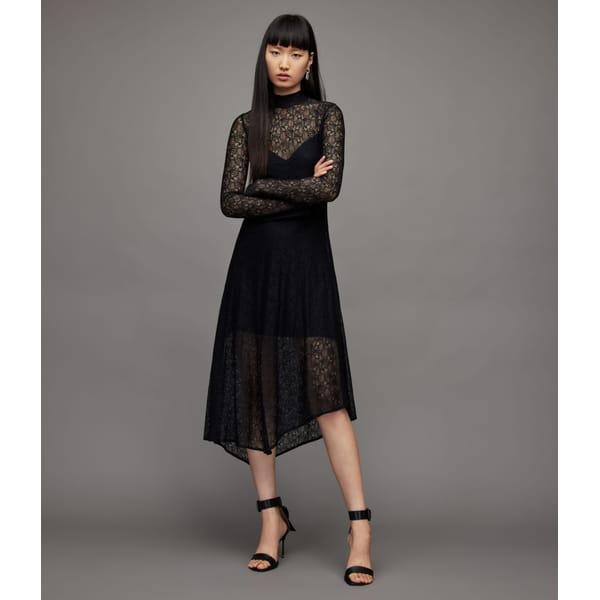 HANNA LACE MIDI DRESS