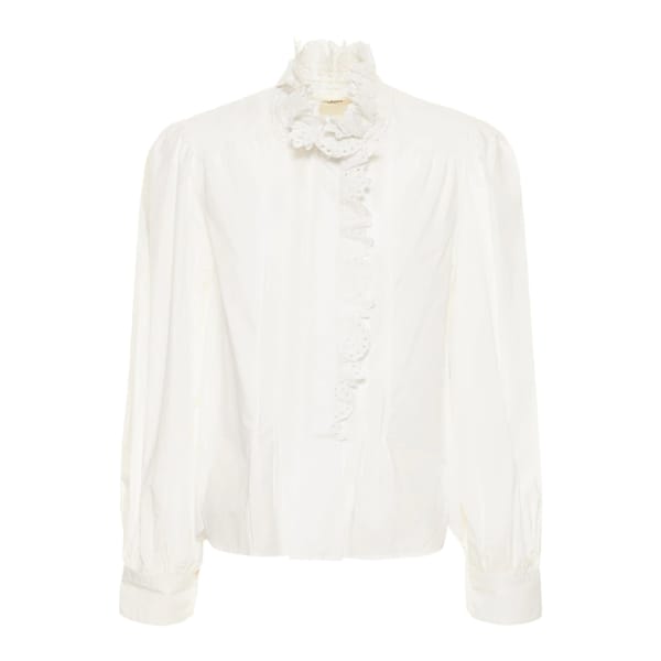 ISABEL MARANT ÉTOILE CALLIANDRA EMBROIDERED COTTON SHIRT
