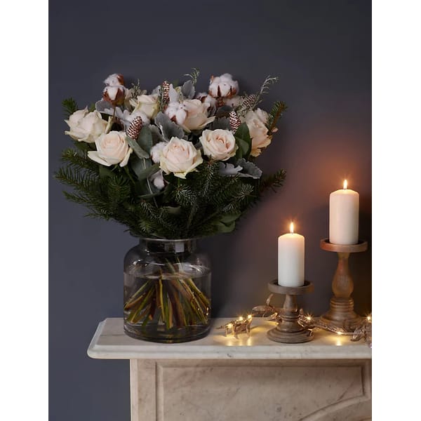 Our Gift of White Wonder & Joy Bouquet