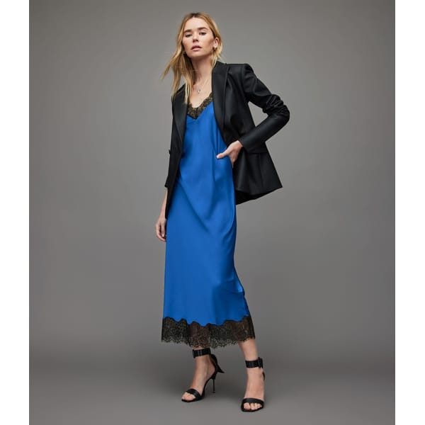 TIGI MIDI DRESS blue